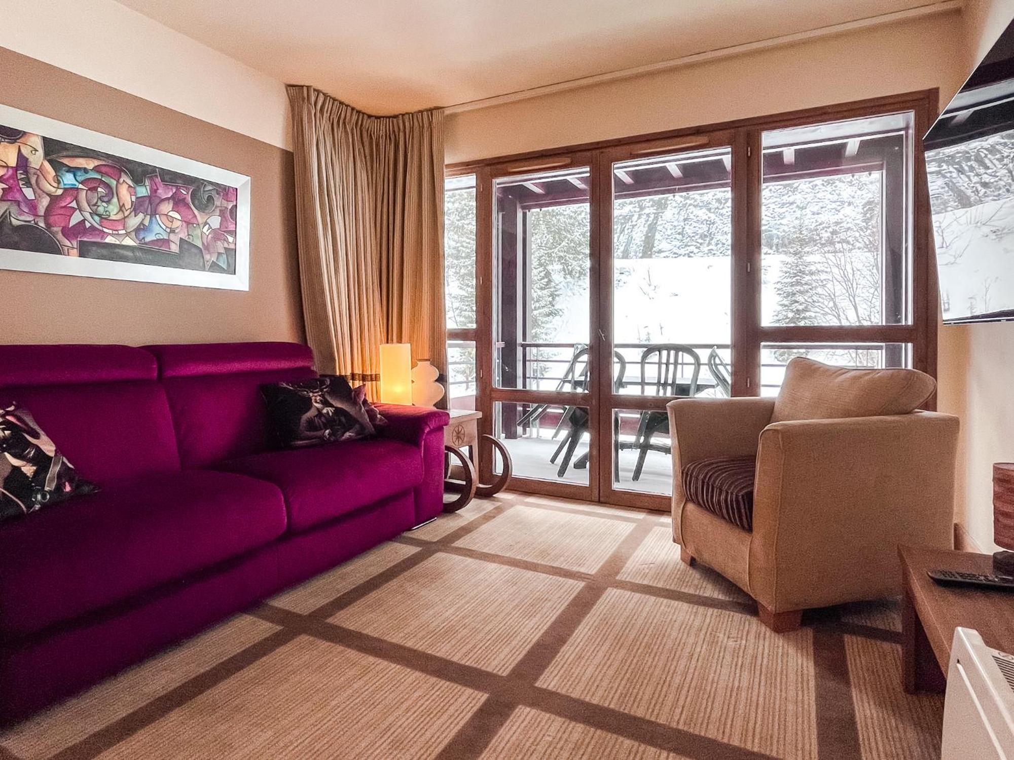 Large One-Bedroom Apartment, Wheelchair Adapted, Les Terrasses D'Eos Flaine Exterior foto