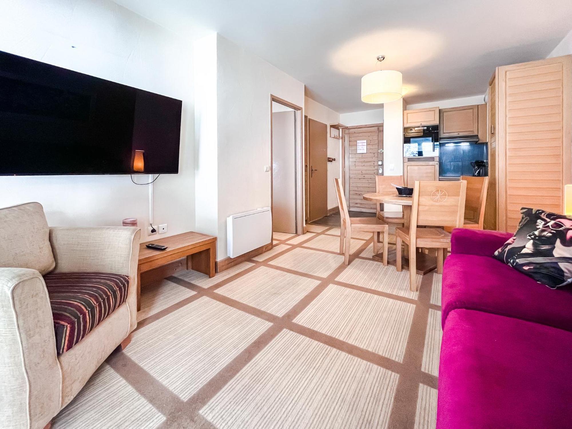 Large One-Bedroom Apartment, Wheelchair Adapted, Les Terrasses D'Eos Flaine Exterior foto
